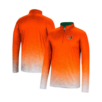 Men's Orange Miami Hurricanes Walter Quarter-Zip Windshirt