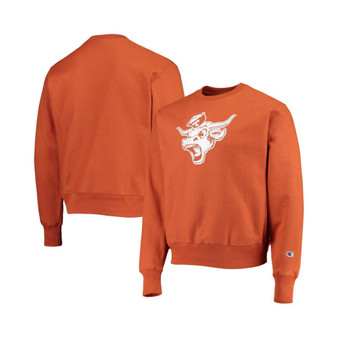 Men's Texas Orange Texas Longhorns Vault Logo Reverse Weave Pullover Sweatshirt