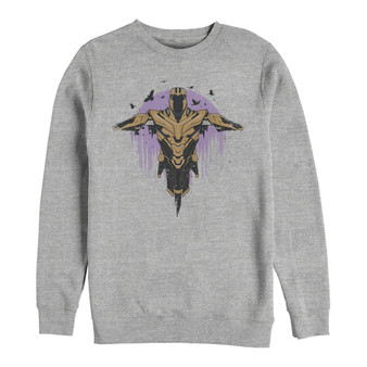 Marvel Men's Avengers Endgame Thanos Scarecrow, Crewneck Fleece