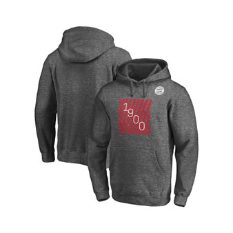 Men's Branded Heathered Charcoal Bayern Munich 1900 Pullover Hoodie