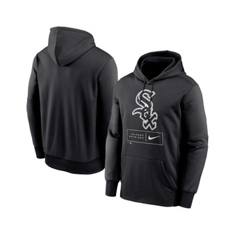 Men's Black Chicago White Sox Season Pattern Pullover Hoodie