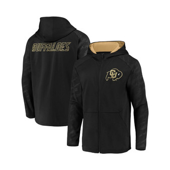 Men's Branded Black Colorado Buffaloes Defender Raglan Full-Zip Hoodie