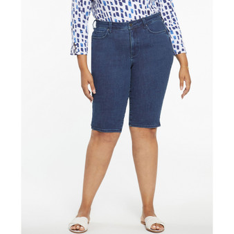 Plus Size Bike Short Jeans