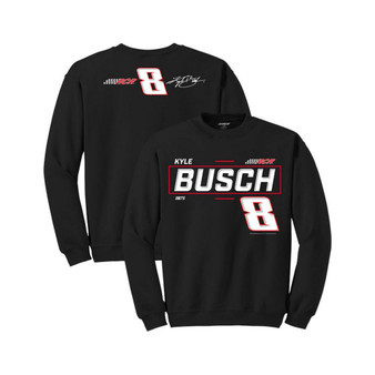Men's Black Kyle Busch 2-Spot Pullover Sweatshirt