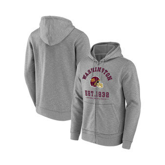 Men's NFL x Darius Rucker Collection by Heathered Gray Washington Football Team Slub Full-Zip Hoodie