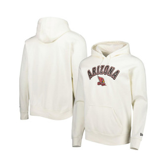 Men's Cream Arizona Cardinals Sideline Chrome Pullover Hoodie