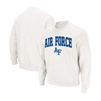 Men's White Air Force Falcons Arch Logo Sweatshirt