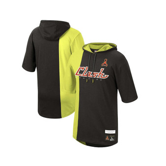 Men's Black, Green San Jose Clash Since '96 Split Color Short Sleeve Hoodie