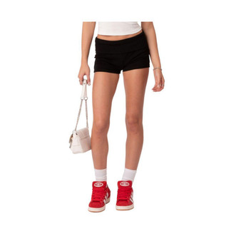 Women's I Love Me Fold Over Shorts