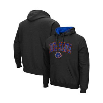 Men's Black Boise State Broncos Arch and Logo 3.0 Pullover Hoodie
