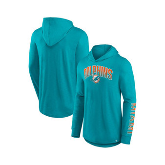 Men's Branded Aqua Miami Dolphins Front Runner Pullover Hoodie