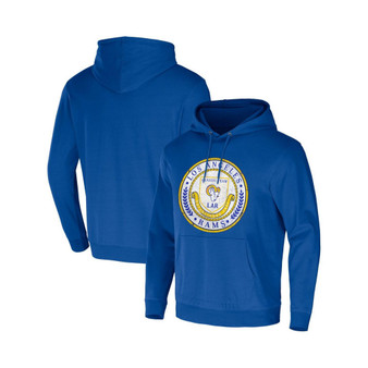 Men's NFL x Darius Rucker Collection by Royal Los Angeles Rams Washed Pullover Hoodie