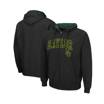 Men's Black Baylor Bears Arch Logo 3.0 Full-Zip Hoodie