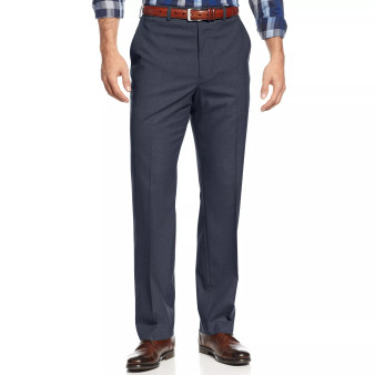 Michael Kors Men's Solid Classic-Fit Stretch Dress Pants