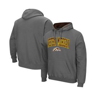 Men's Charcoal Western Michigan Broncos Arch & Logo Pullover Hoodie