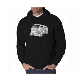 Men's Word Art Hooded Sweatshirt - The 70's