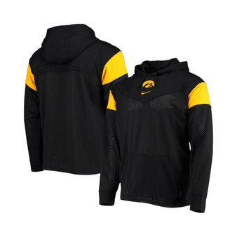 Men's Black Iowa Hawkeyes Sideline Jersey Pullover Hoodie