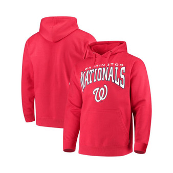 Men's Red Washington Nationals Team Pullover Hoodie