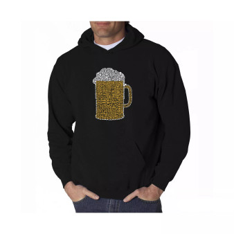 Men's Word Art Hooded Sweatshirt - Slang Terms For Being Wasted