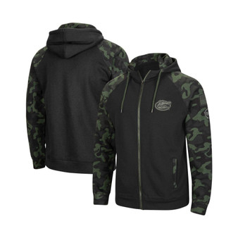 Men's Black Florida Gators OHT Military-Inspired Appreciation Camo Raglan Full-Zip Hoodie