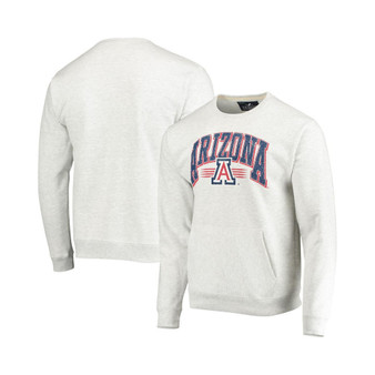 Men's Heathered Gray Arizona Wildcats Upperclassman Pocket Pullover Sweatshirt