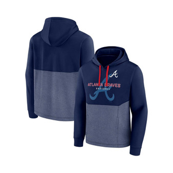 Men's Branded Navy Atlanta Braves Call the Shots Pullover Hoodie