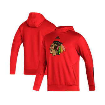 Men's Red Chicago Blackhawks Training AEROREADY Pullover Hoodie