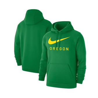Men's Green Oregon Ducks Big Swoosh Club Pullover Hoodie