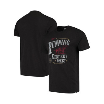 Men's '47 Black Kentucky Derby 146 Running Logo T-shirt