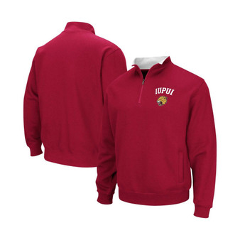Men's Crimson IUPUI Jaguars Tortugas Quarter-Zip Sweatshirt