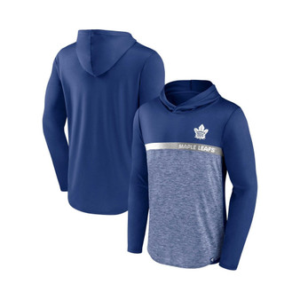 Men's Branded Blue Toronto Maple Leafs Podium Defender Pullover Hoodie