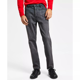 Men's Tapered-Fit Stretch Jeans, Created for Macy's