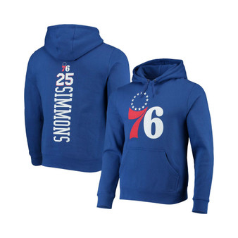 Men's Ben Simmons Royal Philadelphia 76ers Team Playmaker Name and Number Pullover Hoodie