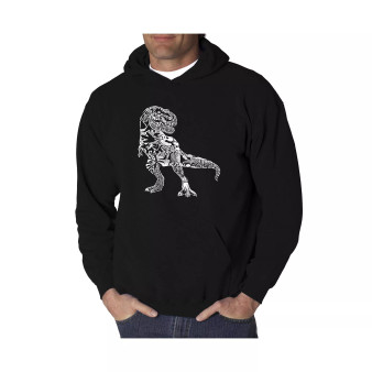 Men's Word Art Hoodie - Dinosaur