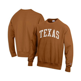 Men's Texas Orange Texas Longhorns Arch Reverse Weave Pullover Sweatshirt