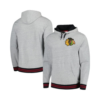 Men's Heather Gray Chicago Blackhawks Classic French Terry Pullover Hoodie