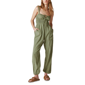 Women's Tie-Front Utility Jumpsuit