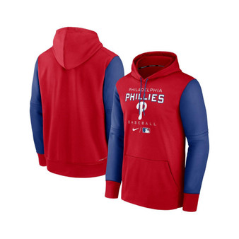 Men's Red, Royal Philadelphia Phillies Authentic Collection Performance Hoodie