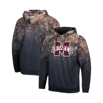 Men's Black Mississippi State Bulldogs Mossy Oak Pullover Hoodie