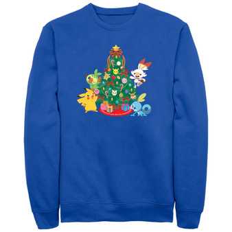 Men's Tree Crew Fleece Pullover Sweatshirt