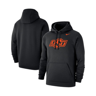 Men's Black Oklahoma State Cowboys Logo Club Pullover Hoodie