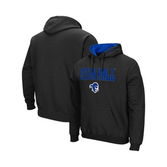 Men's Black Seton Hall Pirates Arch and Logo Pullover Hoodie