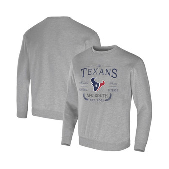 Men's NFL x Darius Rucker Collection by Heather Gray Houston Texans Pullover Sweatshirt