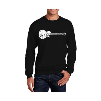 Men's Word Art Don't Stop Believin' Crewneck Sweatshirt