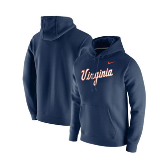 Men's Navy Virginia Cavaliers Vintage-Like School Logo Pullover Hoodie
