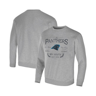 Men's NFL x Darius Rucker Collection by Heather Gray Carolina Panthers Pullover Sweatshirt