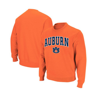 Men's Orange Auburn Tigers Arch & Logo Crew Neck Sweatshirt