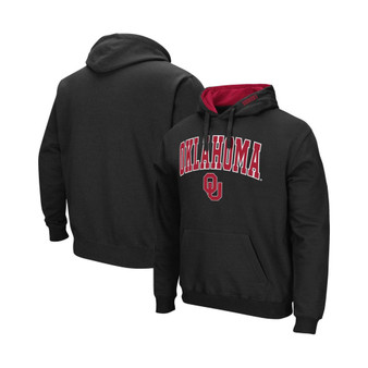 Men's Black Oklahoma Sooners Arch & Team Logo 3.0 Pullover Hoodie