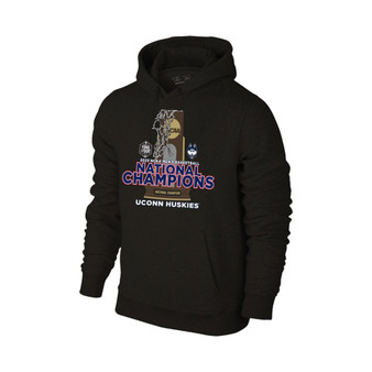Men's Black UConn Huskies 2023 NCAA Men's Basketball National Champions Pullover Hoodie