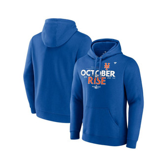 Men's Branded Royal New York Mets 2022 Postseason Locker Room Pullover Hoodie